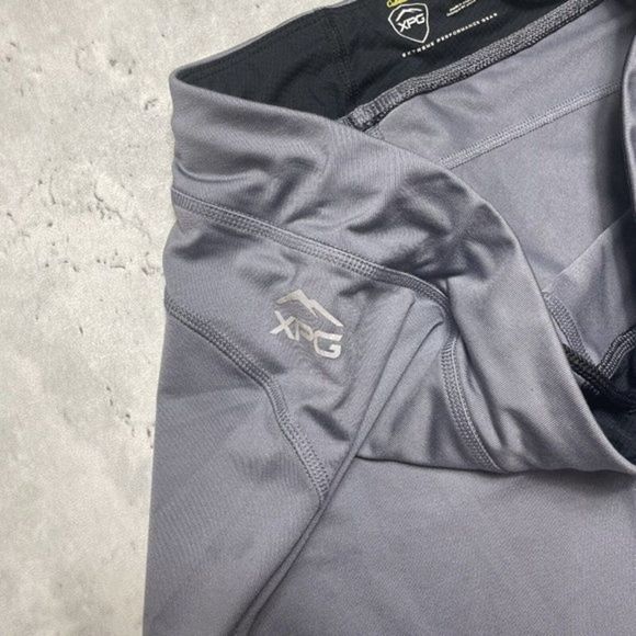 Cabela's XPG Stretch Capri Leggings Grey Men's Size Small Cool UPF 15 Wick - Picture 6 of 11